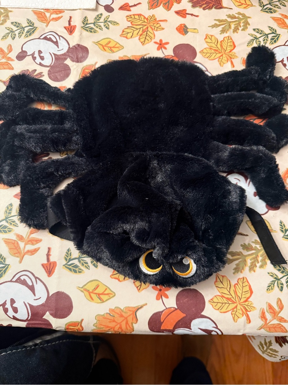 Used Build a Bear Black Spider Costume